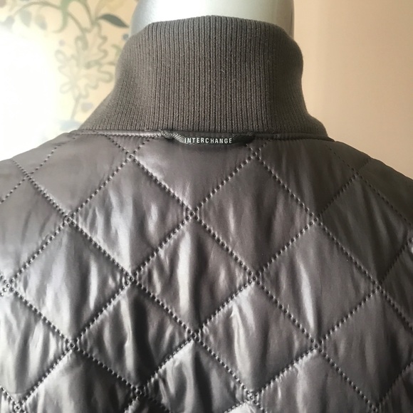 Columbia Omni-Heat Interchange Puffer Bomber Jacket Women’s XS Taupe Grey/Brown - Picture 11 of 16